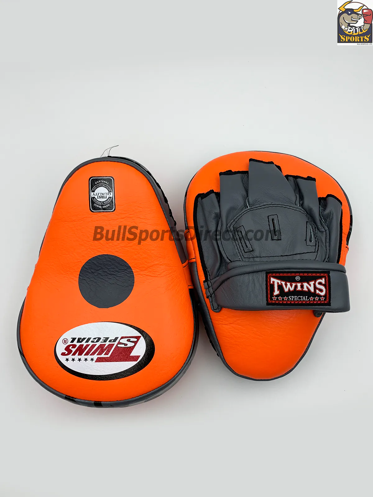 Twins-PML-10 Punching Pads-Curved Twins-PML-10 Orange/Grey