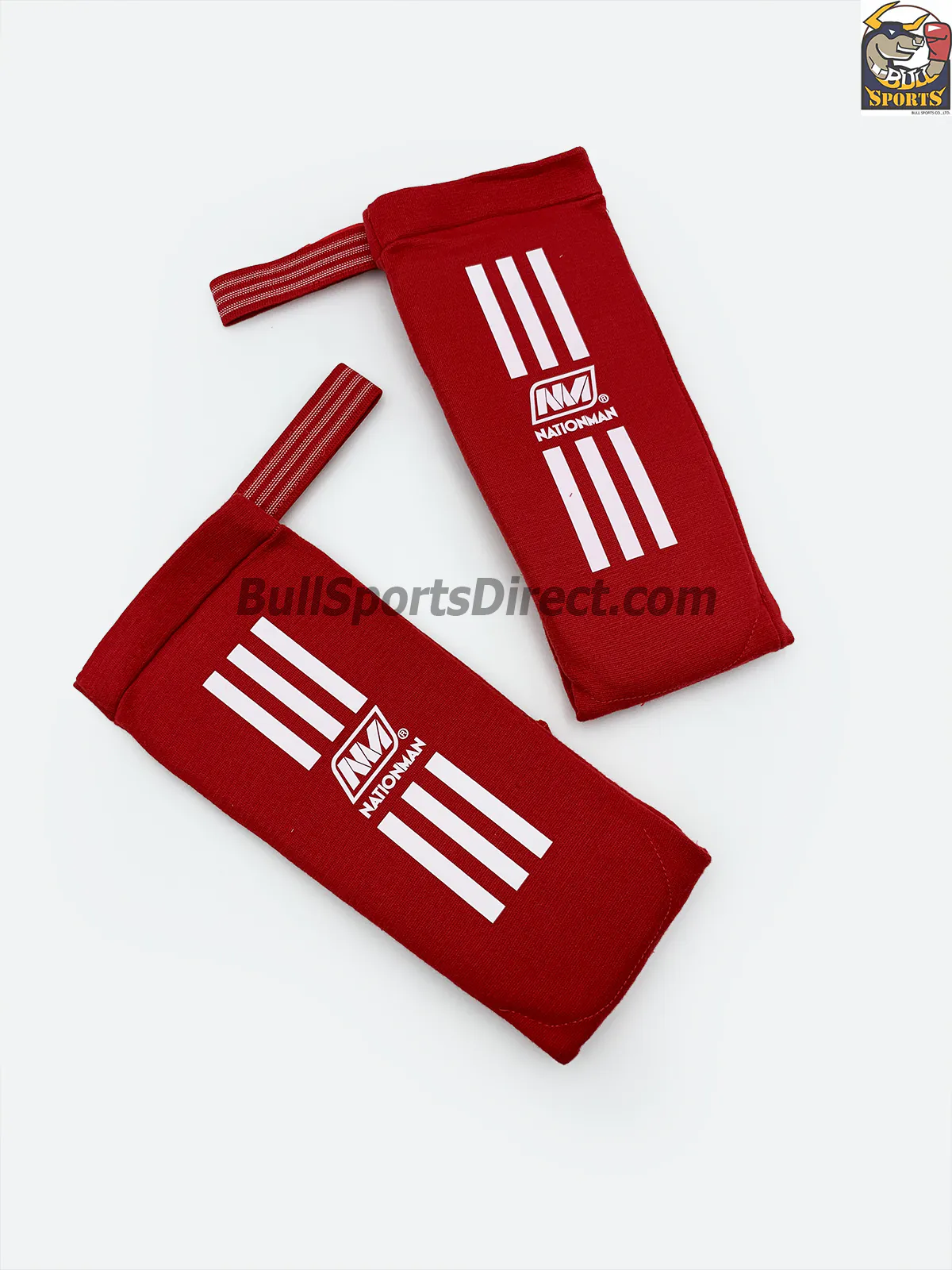 Nationman-Elastic Shin Pads-NMSP Red Nationman-Elastic Shin Pads-NMSP