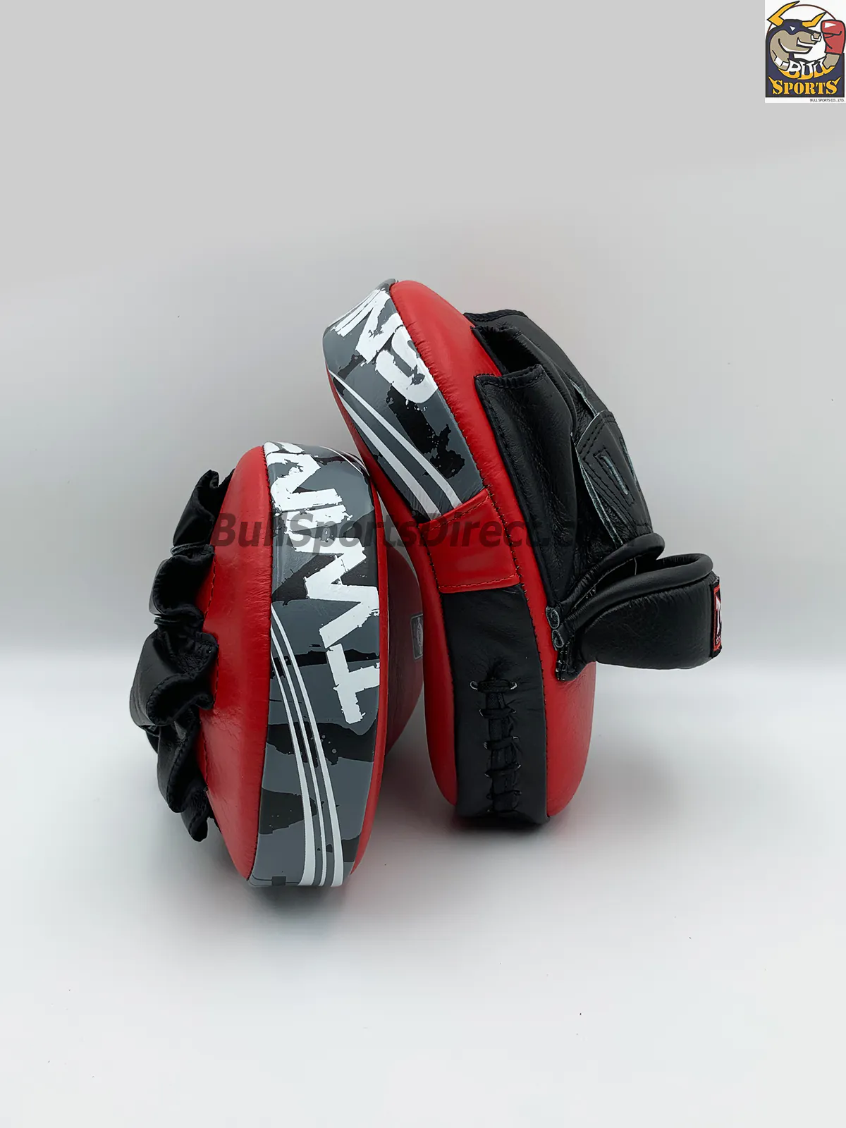 Twins-PML-10 Punching Pads-Curved Twins-PML-10 Punching Pads-Black/Red