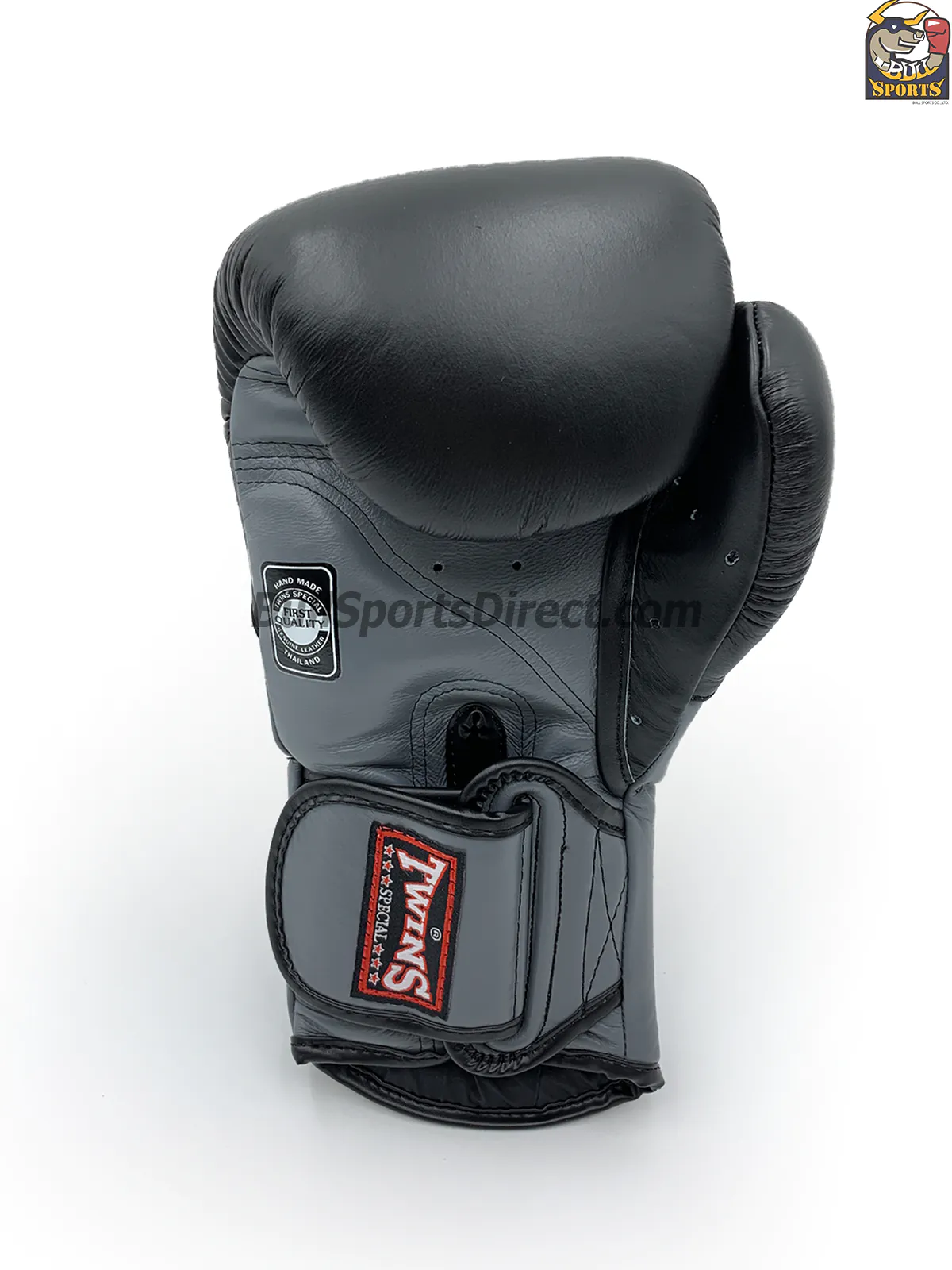 Twins Boxing Gloves – BGVL-6 Grey Black (2) Twins BGVL-6 Grey Black Boxing Gloves