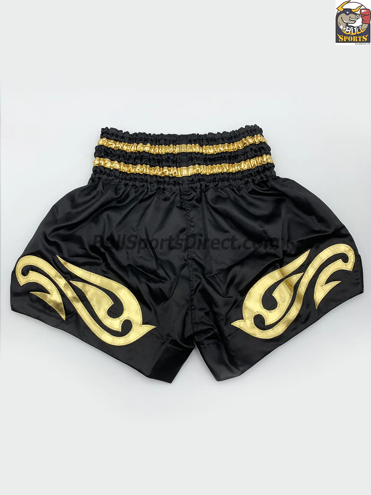 Top King–TKTBS-095 Shorts Top King Muay Thai Shorts-Black/Gold