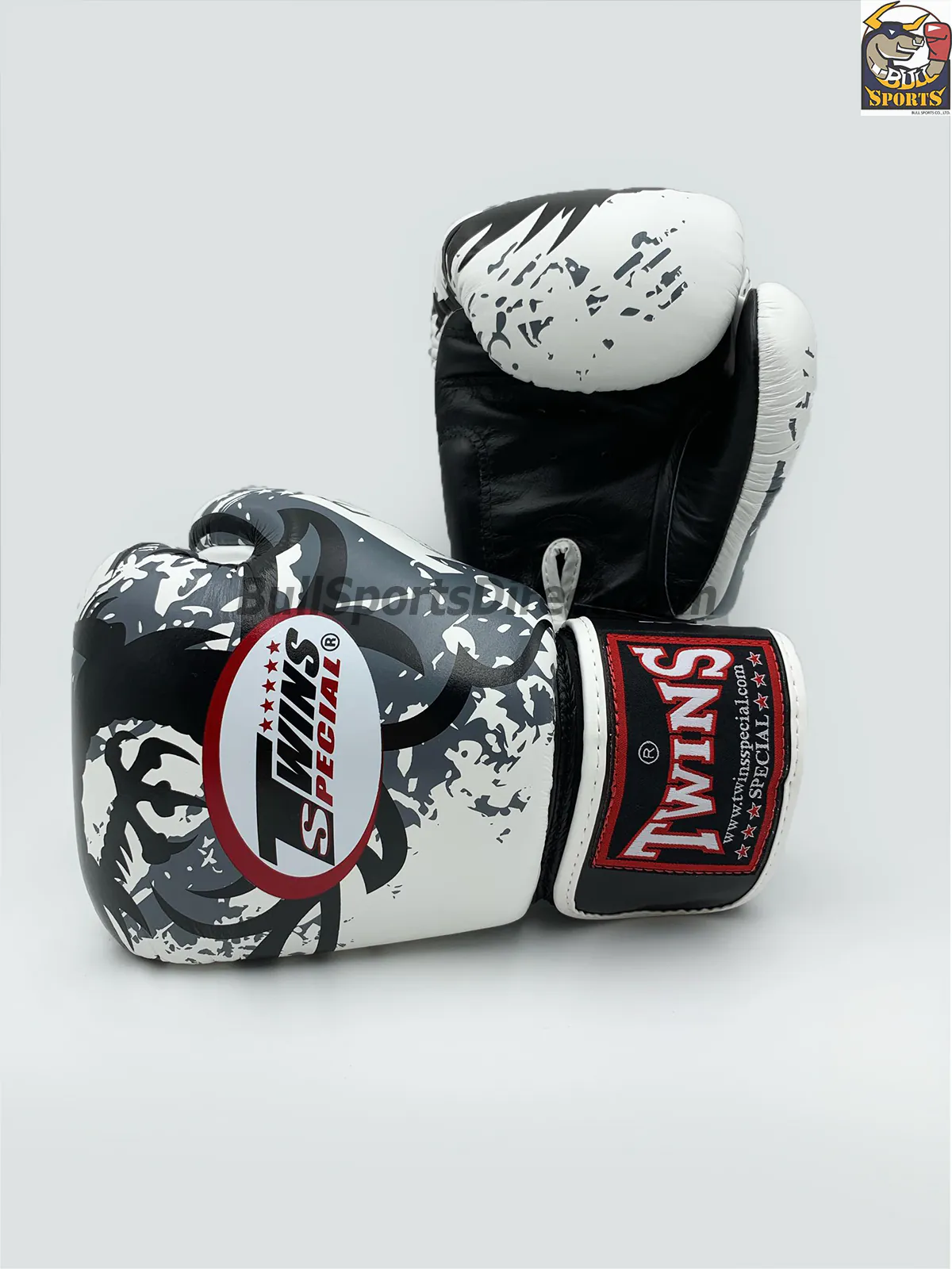 Twins Boxing Gloves-FBGV-36-Dragon Claws White (2) Twins FBGV-36 White Dragon Claws Boxing Gloves