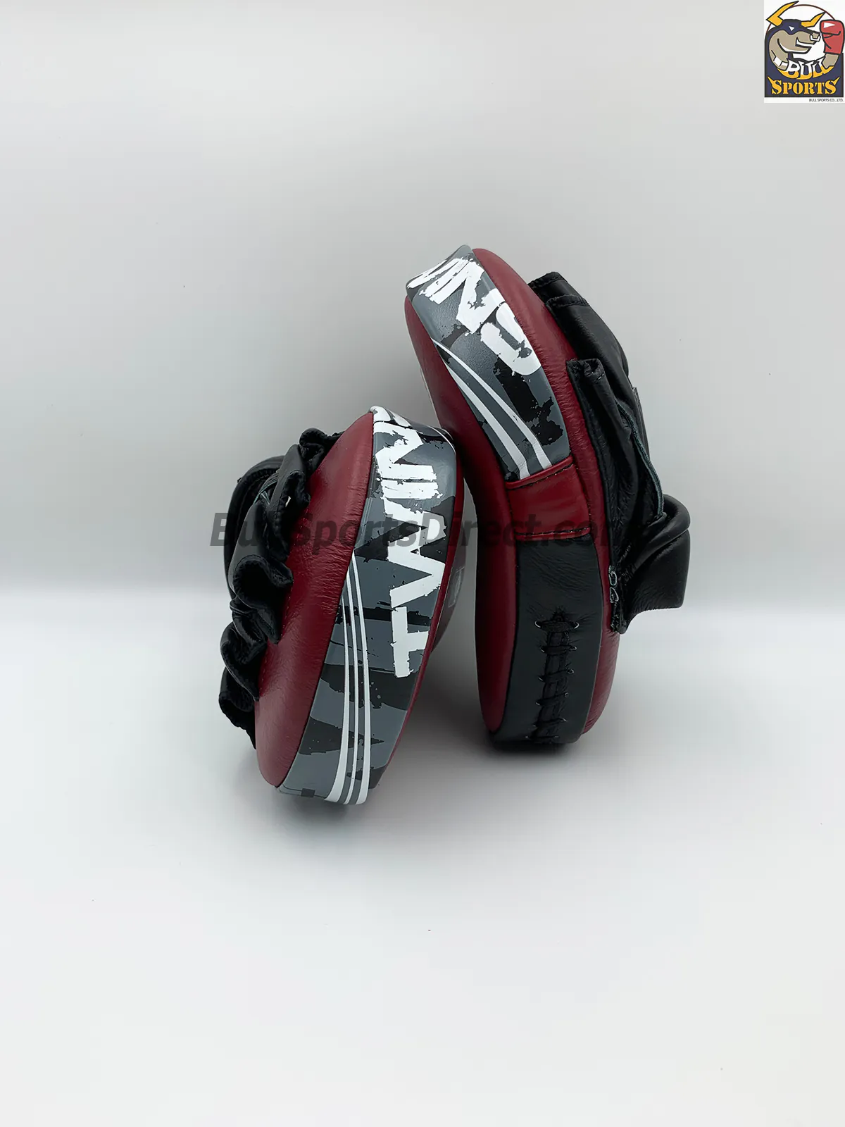 Twins-PML-10 Punching Pads-Curved Twins-PML-10 Burgundy/Black Punching Pads