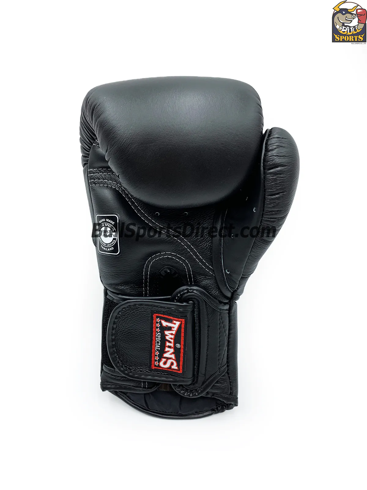 Twins Boxing Gloves BGVL6 Black (1) BGVL6 Twins Black Sparring Gloves