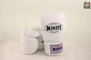 Windy Leather Muay Thai Training Gloves White (1) Windy Boxing Gloves Yellow BGVH
