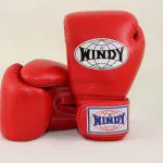 Windy Muay Thai Red Gloves BGVH (1) Windy Muay Thai Boxing Gloves Red BGVH Muay Thai Gear