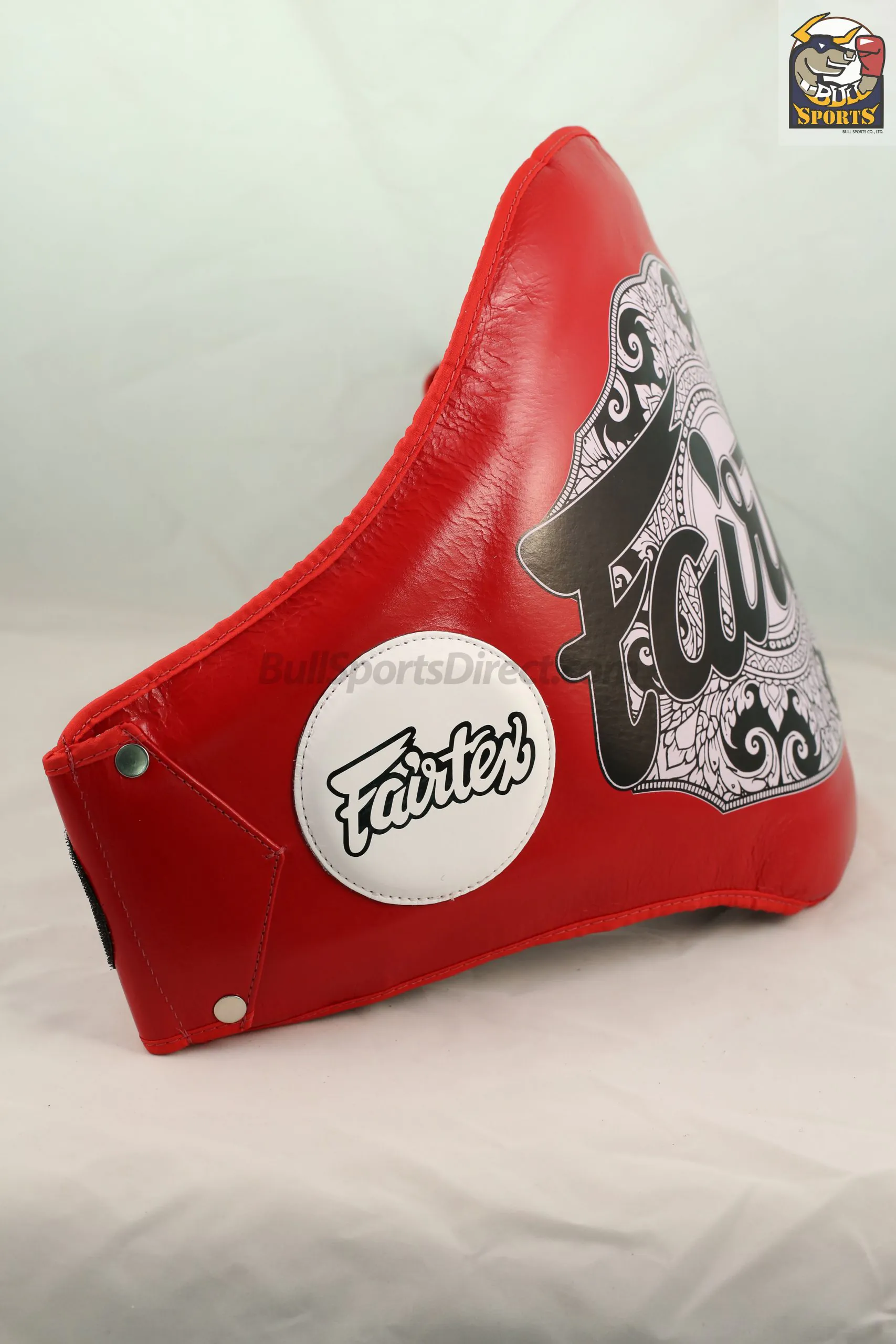 Fairtex-BPV2 Red Belly Pad (2) BPV2 Red Belly Pad