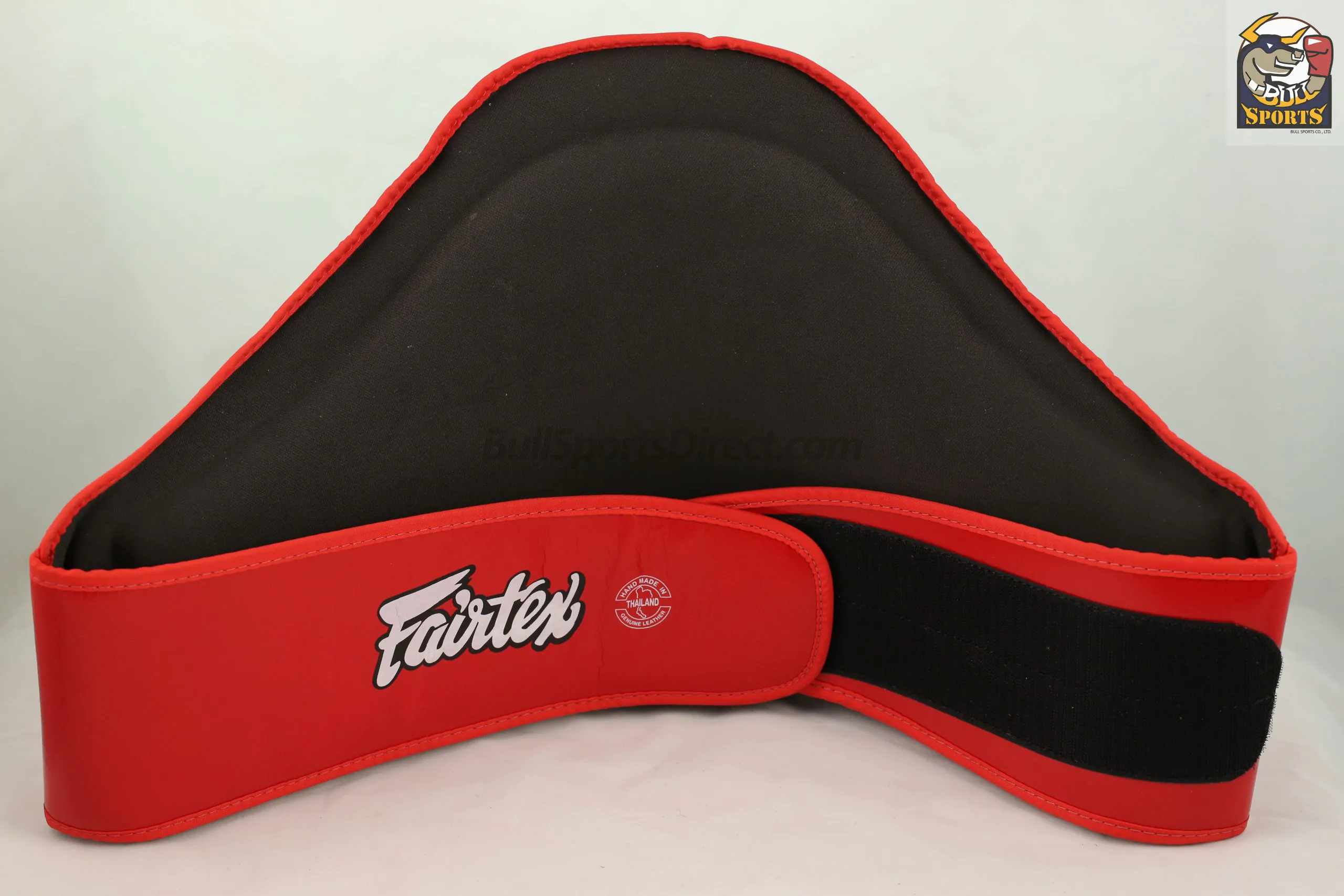 Fairtex-BPV2 Belly Pad Red (3) BPV2 Belly Pad Red-Fairtex