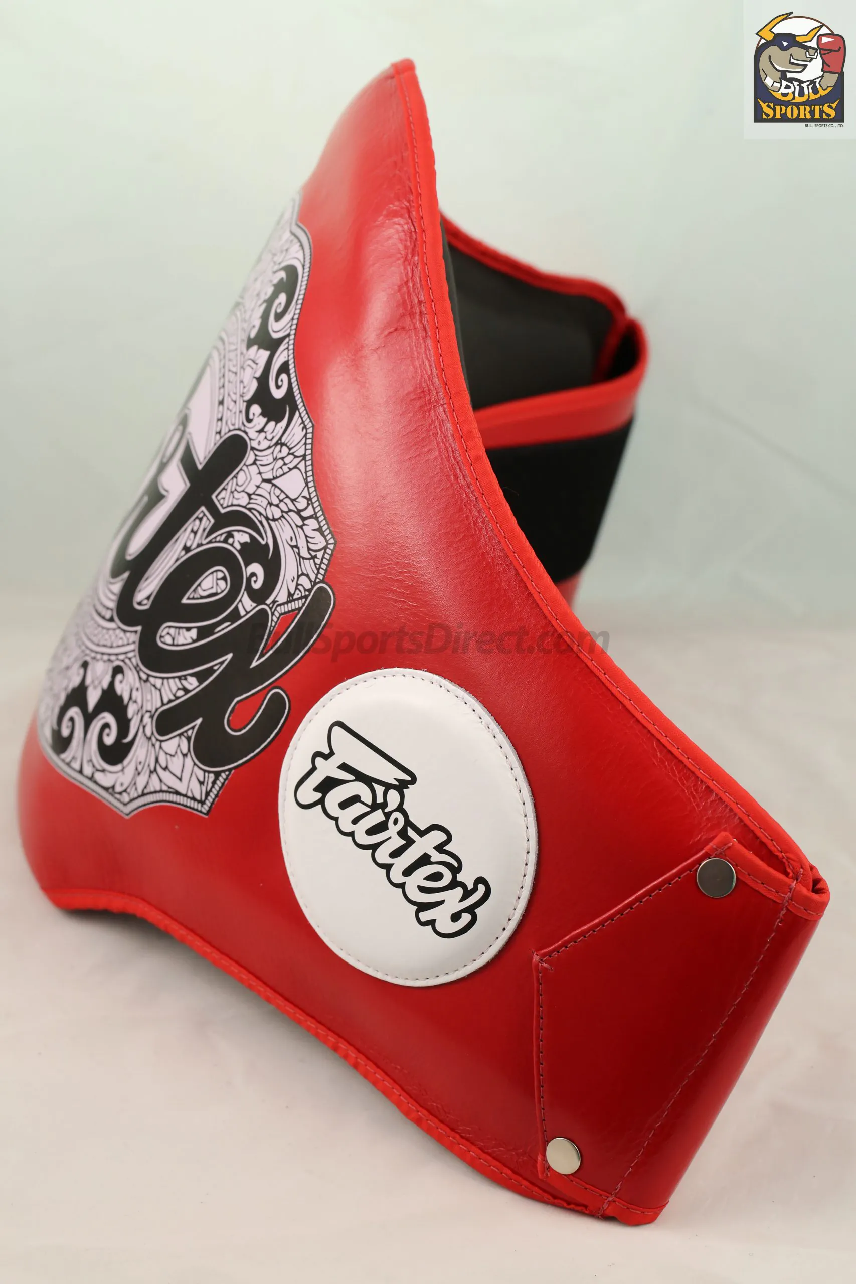 Fairtex-BPV2 Belly Pad Red (4) Fairtex Belly Pad Red-BPV2