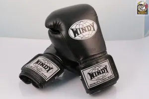 Windy Black Boxing Gloves – Pro Line – BGP (3) New Windy sports Boxing Gloves BGP Proline Black