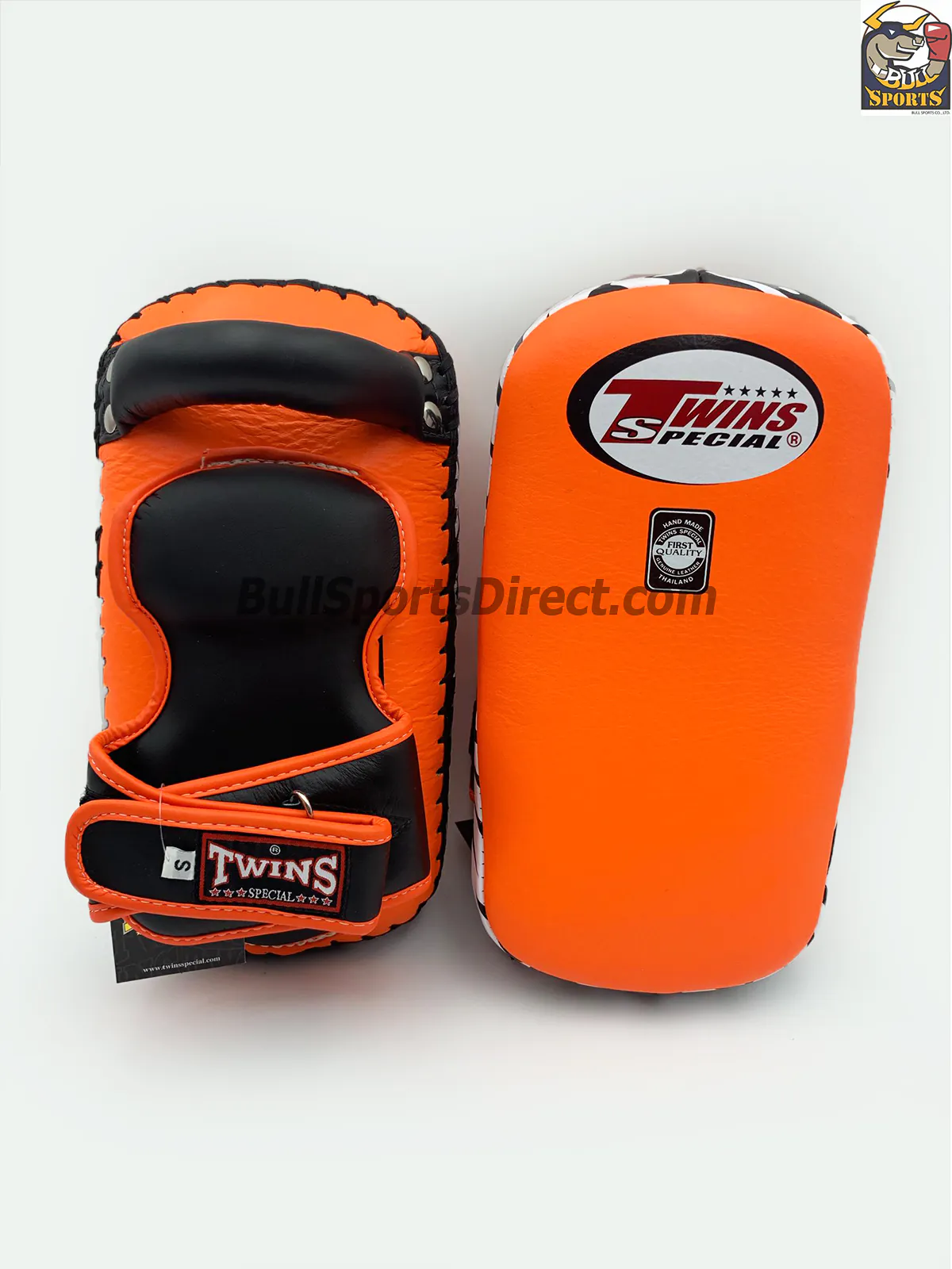 Twins-KPL-12 Deluxe Kicking Pads (5) Twins-KPL-12 Kicking Pads Orange Black