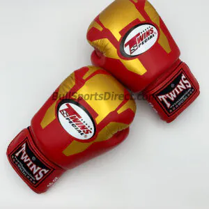 Twins Boxing Gloves-FBGV-46-Transformer Gold-Red