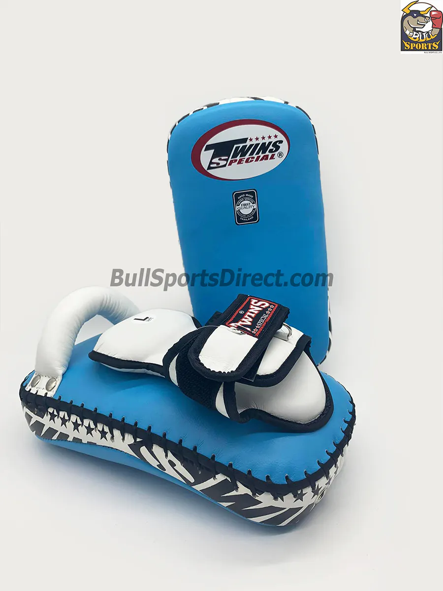Twins-KPL-12 Deluxe Kicking Pads (33) Twins-KPL-12 Light Blue White Deluxe Kicking Pads