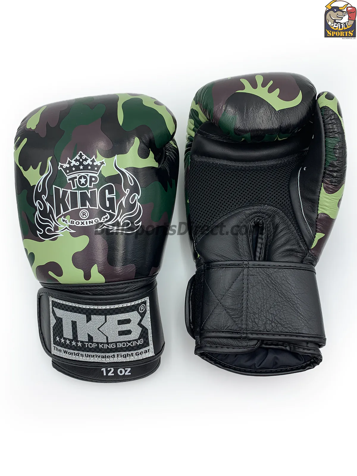 Green army Top King Boxing Gloves army series Top King Boxing gloves Army series