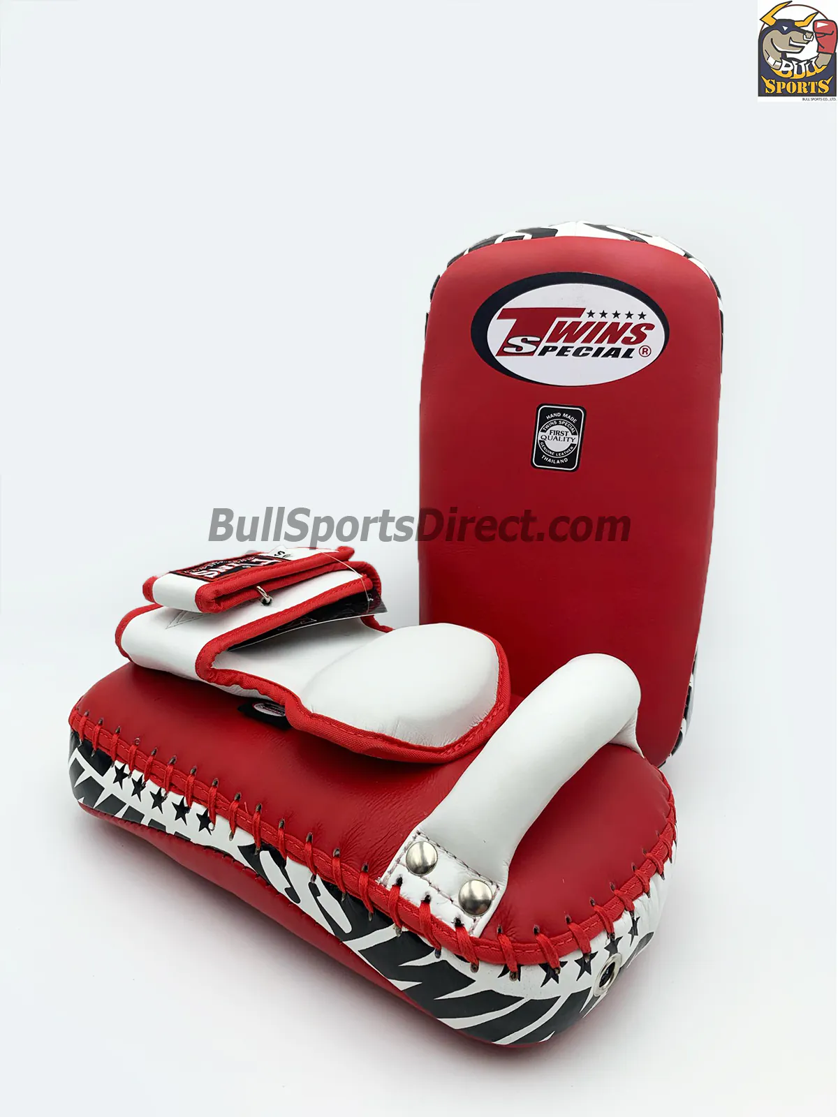 Twins-KPL-12 Deluxe Kicking Pads (7) Twins-KPL-12 Kicking Pads Red White