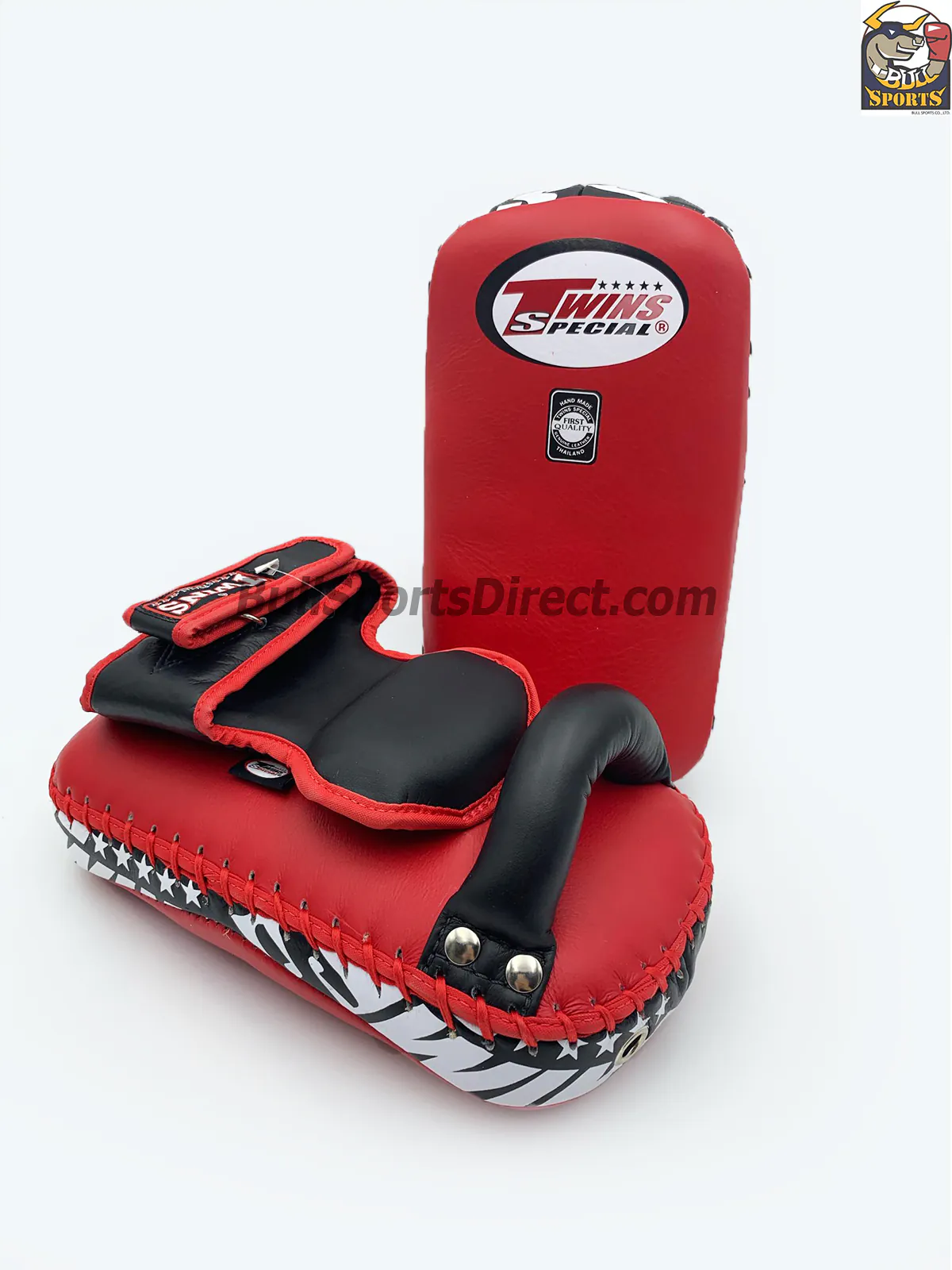 Twins-KPL-12 Deluxe Kicking Pads (8) Twins-KPL-12 Black Red