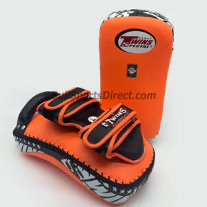Twins-KPL-12 Deluxe Kicking Pads Orange Black