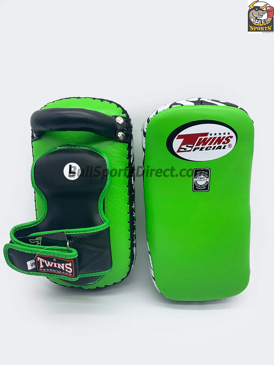 Twins-KPL-12 Deluxe Kicking Pads (35) Twins-KPL-12 Deluxe Kicking Pads Black Green