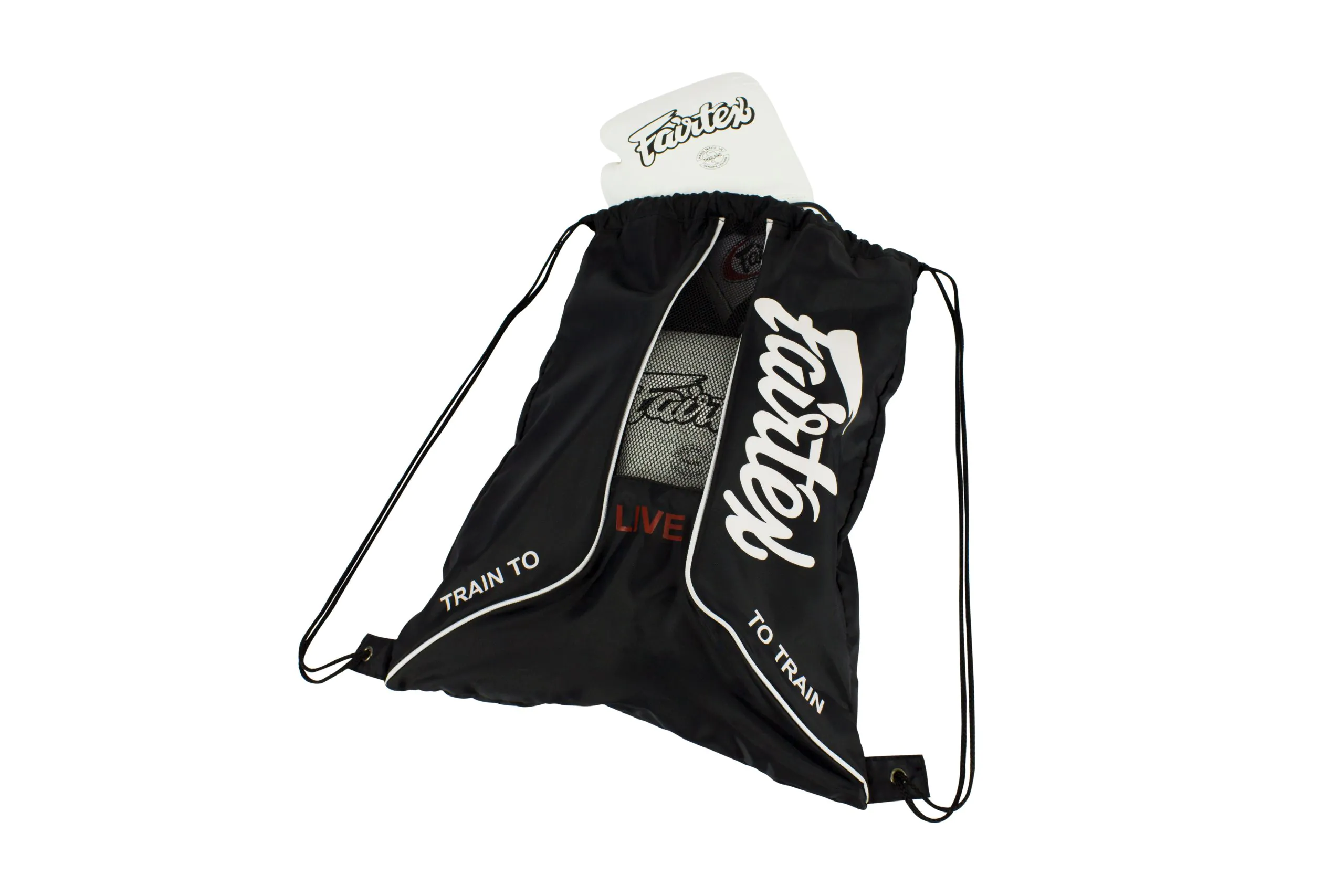 Fairtex Sach Bag-BAG6 Black (4) BAG6 Black Sach Bag- Fairtex