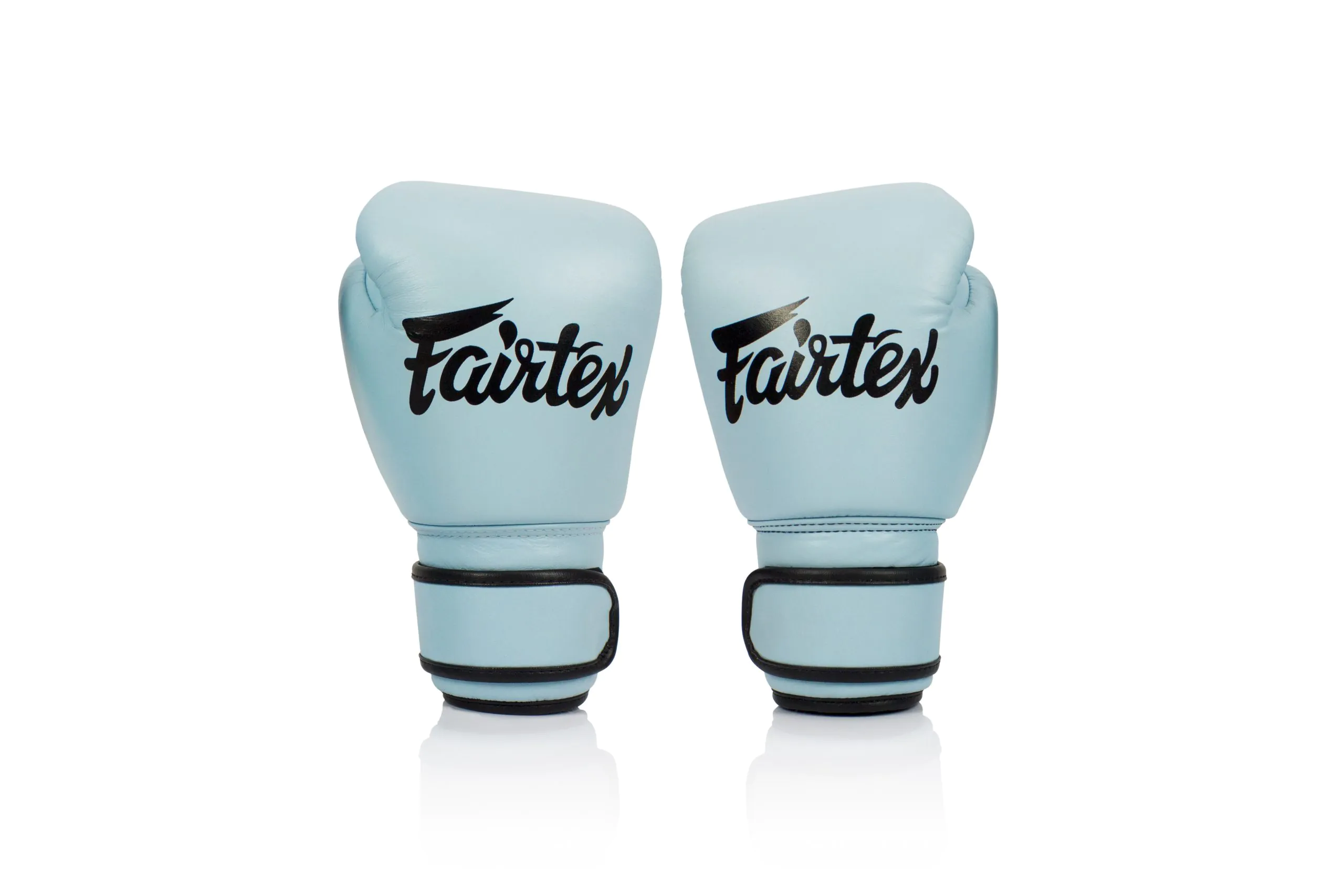 Fairtex BGV20 Genuine Leather Boxing Gloves (2) New Fairtex BGV20 Genuine Light Blue Boxing Gloves