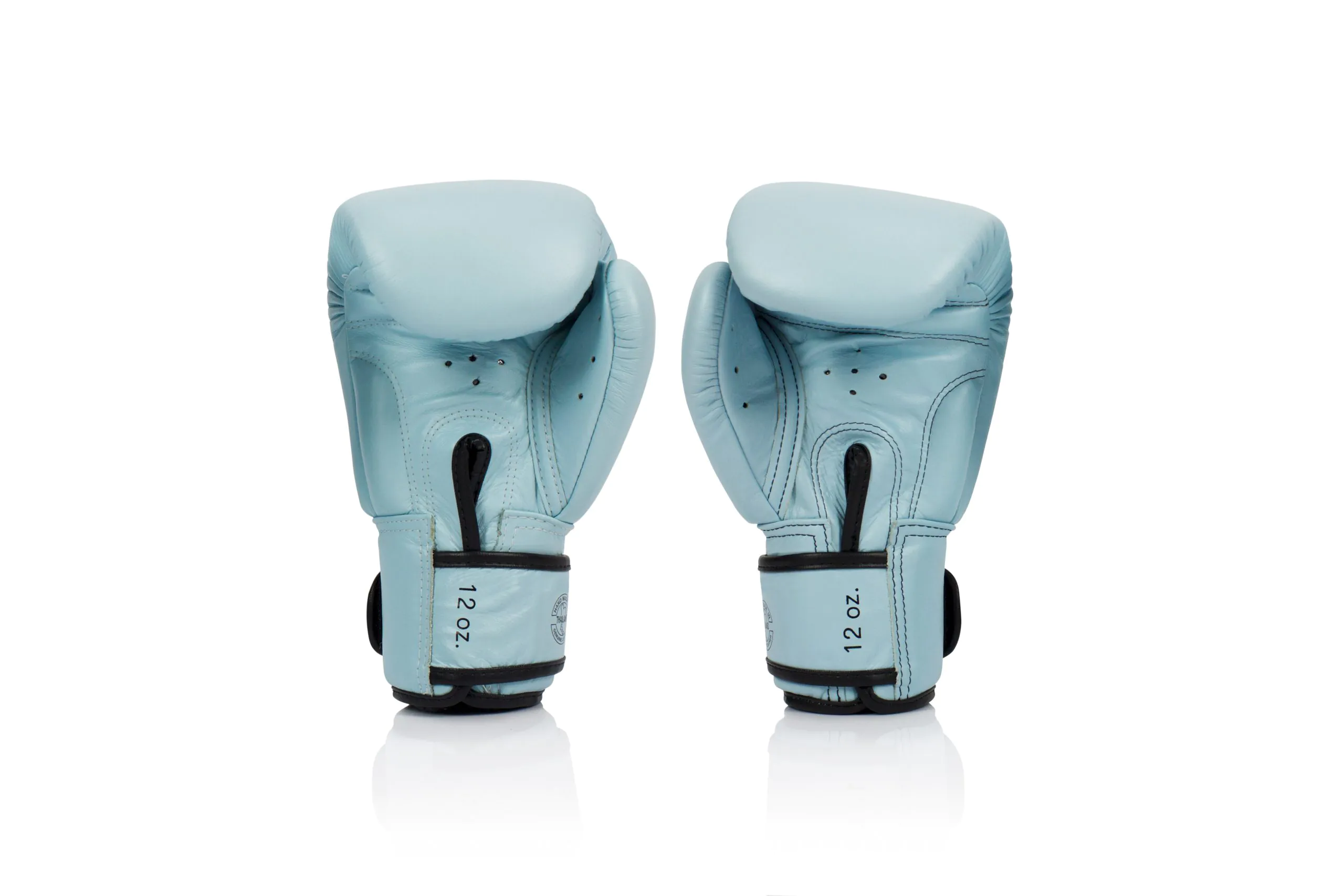 Fairtex BGV20 Genuine Leather Boxing Gloves (3) Fairtex BGV20 Light Blue Tight-Fit Design Boxing Gloves