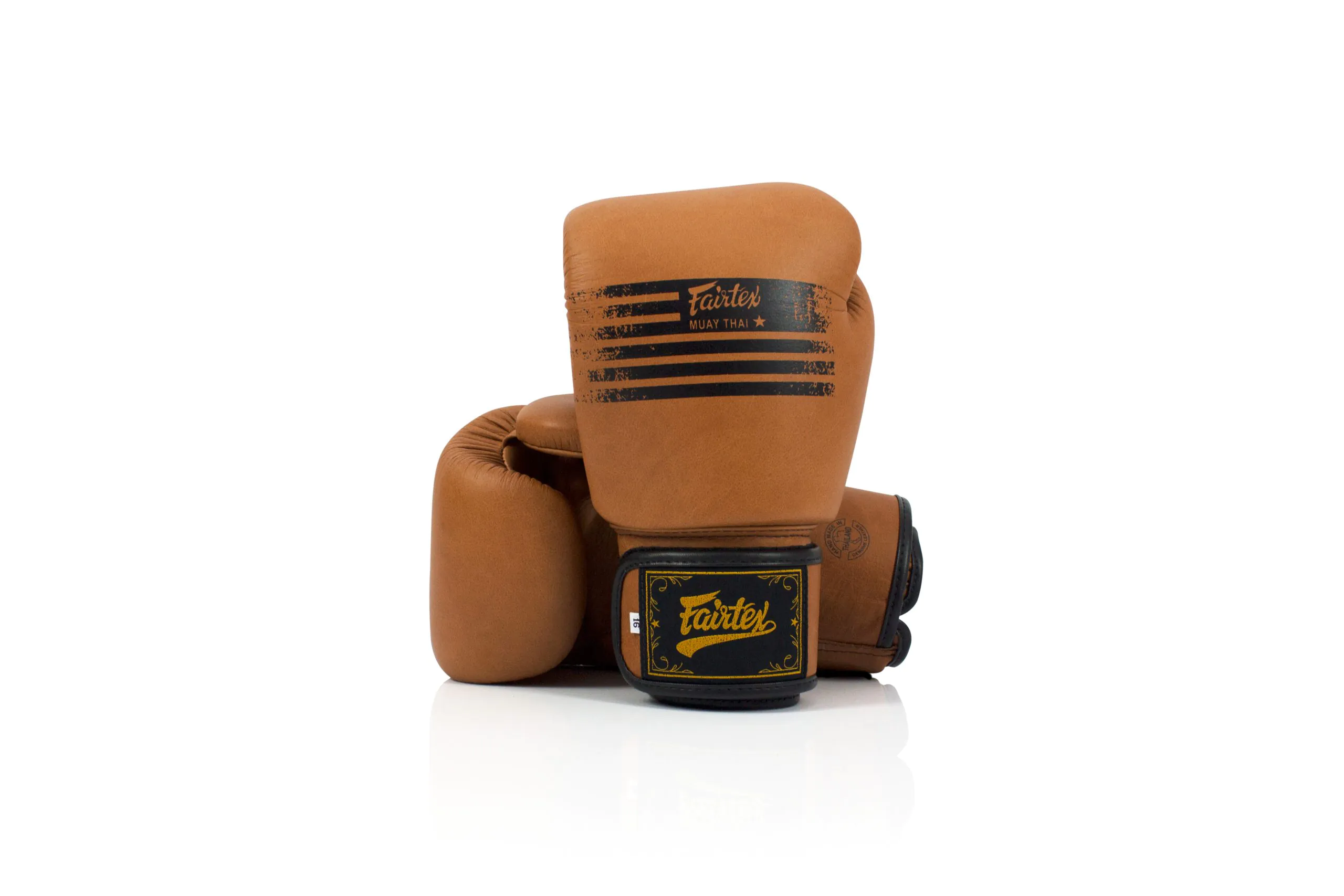 Fairtex BGV21 Muay Thai Legacy Boxing Gloves (1) Fairtex BGV21 Muay Thai Classic Brown Boxing Gloves
