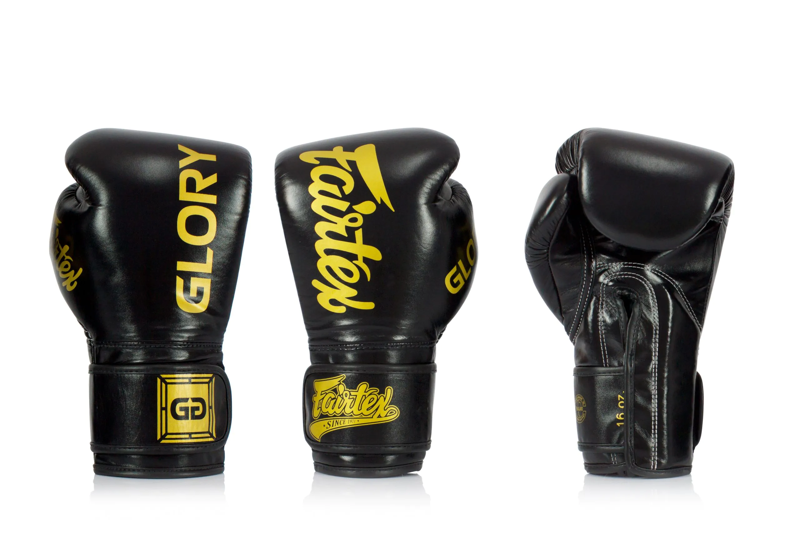 Fairtex BGVG1 Glory Black Competition Gloves Fairtex X Glory Black Competition Gloves – Velcro