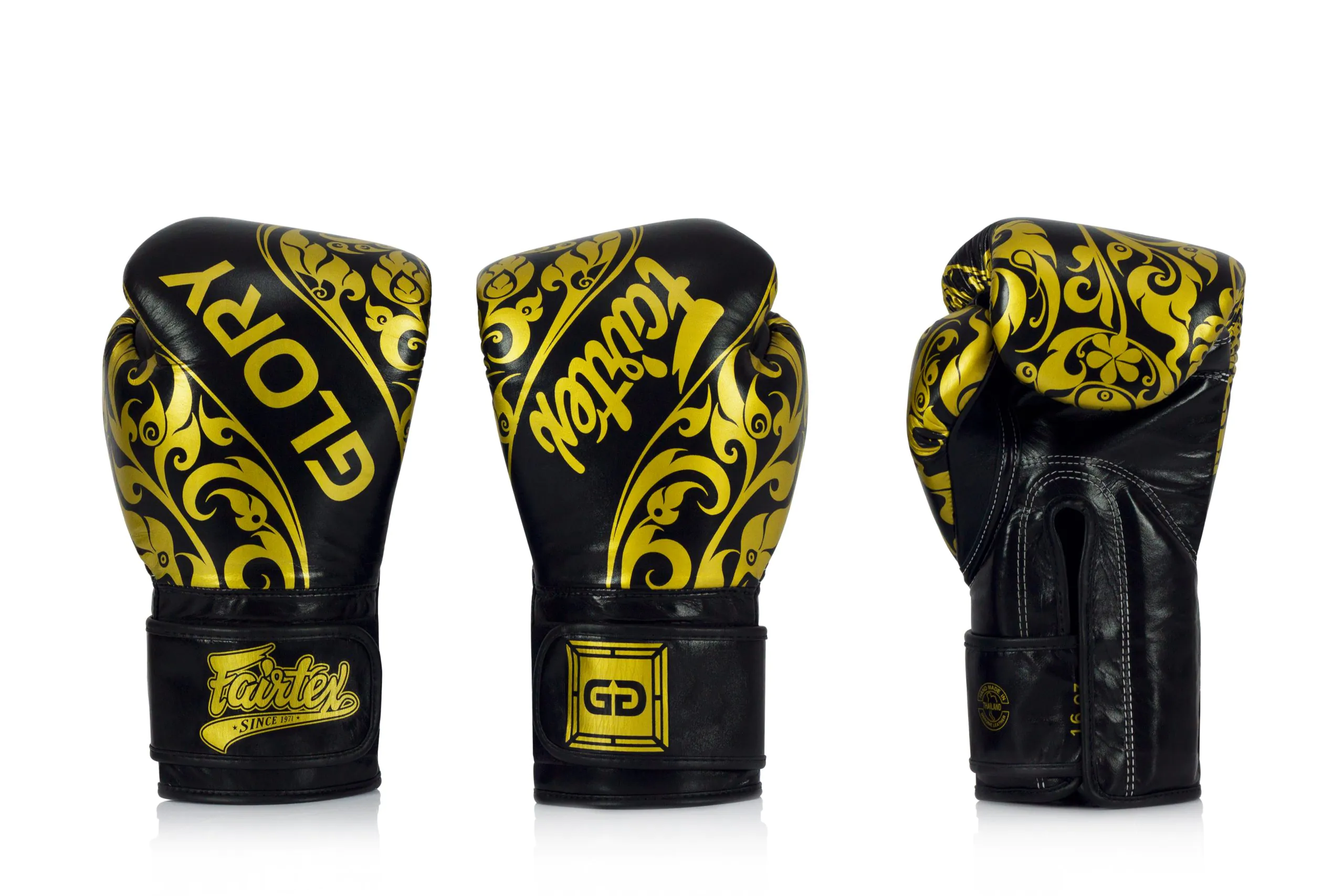 Fairtex BGVG2 Glory Limited Edition Competition Gloves - Black Fairtex BGVG2 Black Gloves - Velcro