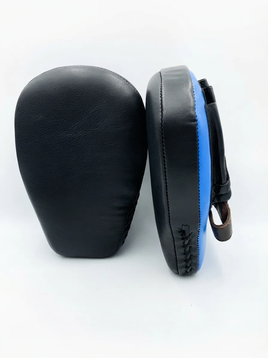BK-LB1 K-Focus Mitts Large น้ำเงิน ข้าง