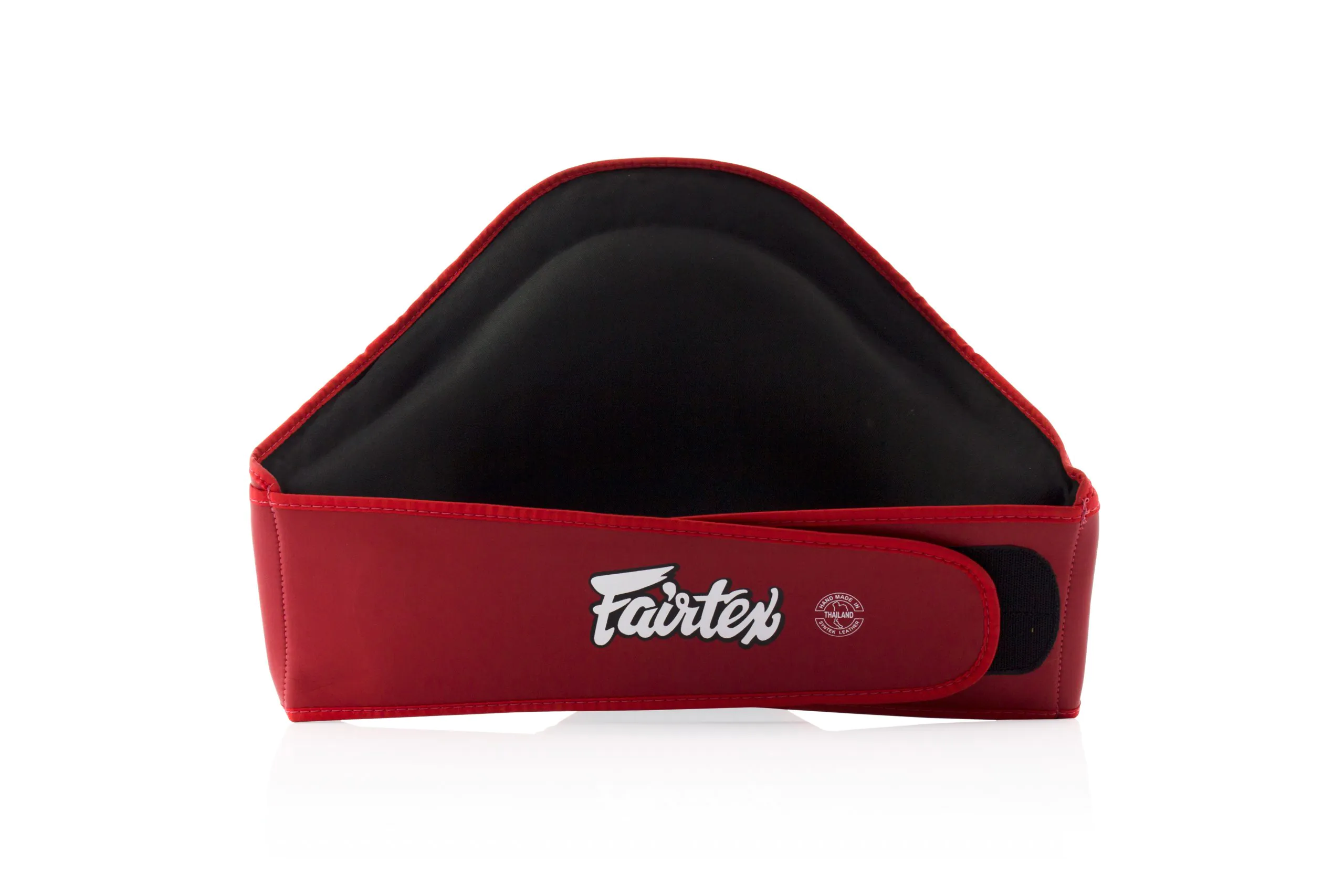 Fairtex-BPV3 Belly Pad Red Black (2) Fairtex BPV3 Red Black