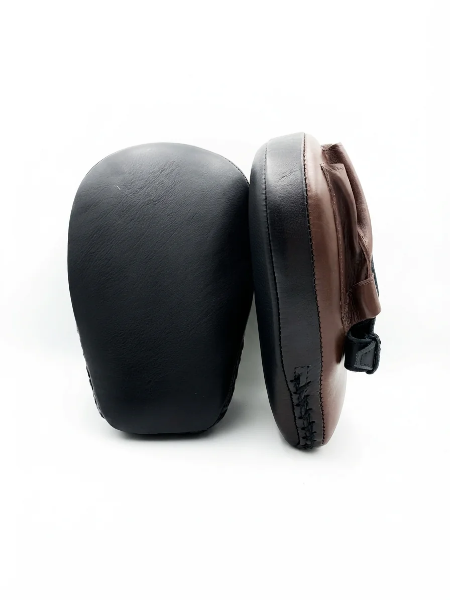 BR-BK1 K-Focus Mitts Large น้ำตาล ข้าง