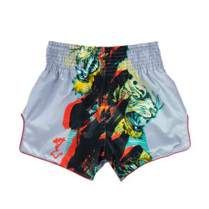 Fairtex Slim Cut Shorts BS1909 Grey Satoru
