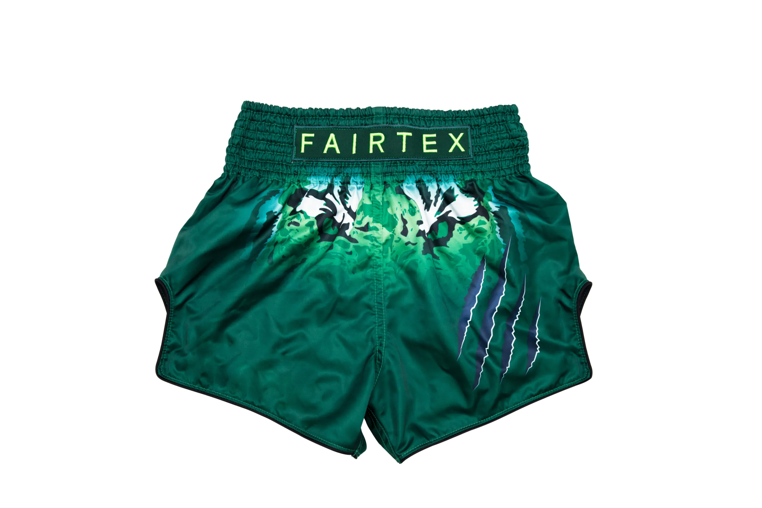 Fairtex BS1913 Green Shorts - Front Fairtex Competition Shorts Tonna