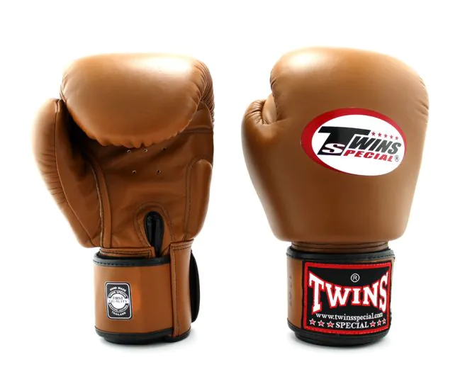 Twins Special BGVL-3 Boxing Gloves Brown (1) Twins Boxing Gloves BGVL-3