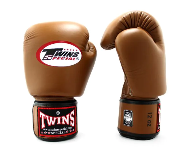 Twins Special BGVL-3 Boxing Gloves Brown (2) Twins Special Muay Thai Boxing Gloves BGVL-3