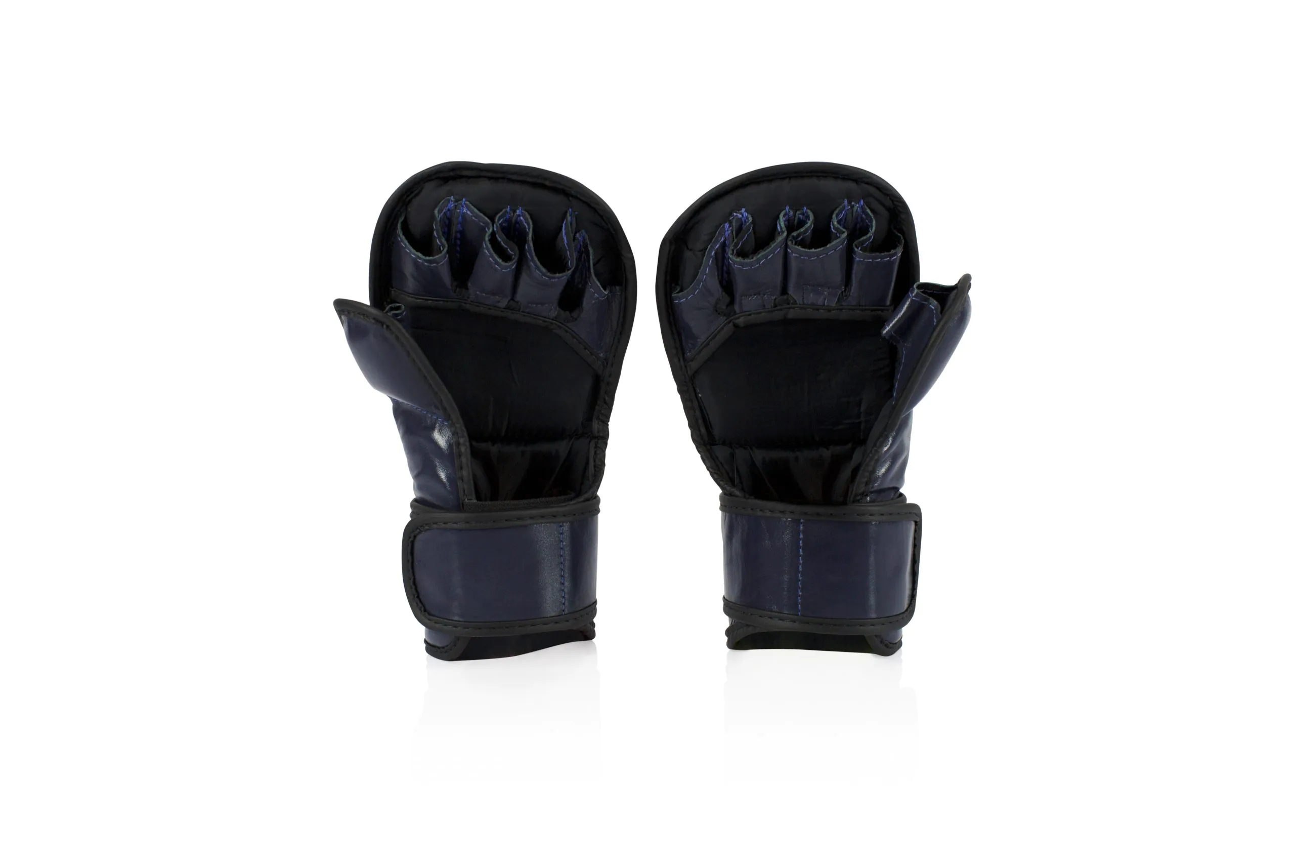 FGV15 Fairtex MMA Blue Sparring Gloves with Double Wrist Wrap Closure