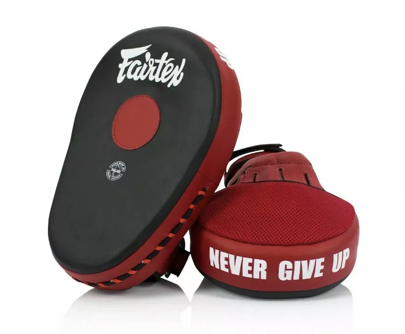 Fairtex FMV13 Maximized Focus Mitts Fairtex FMV13 Maximized Focus Mitts- Red/Black