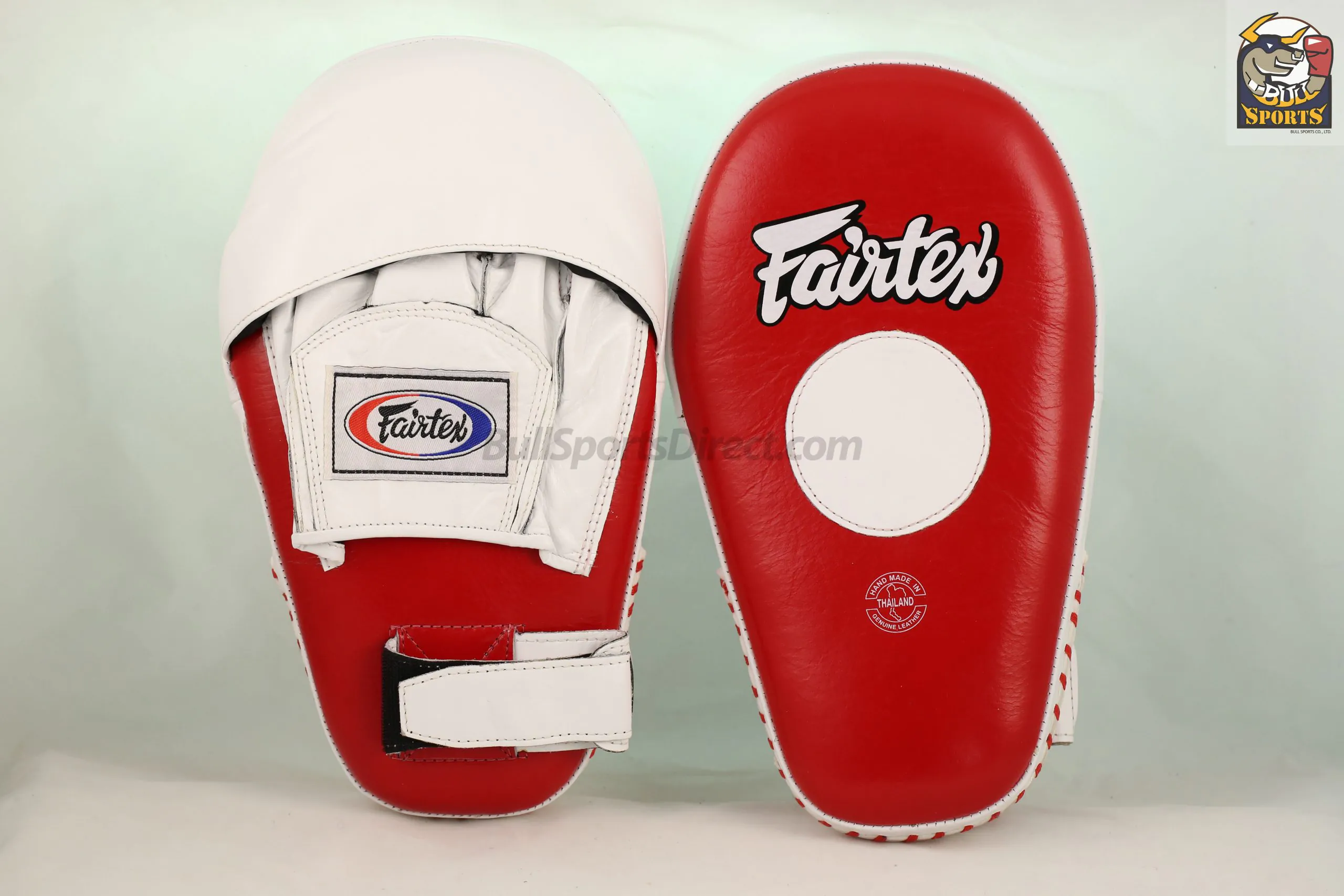 Fairtex FMV8 Pro Angular Focus Mitts Fairtex FMV8 Red/White Focus Mitts