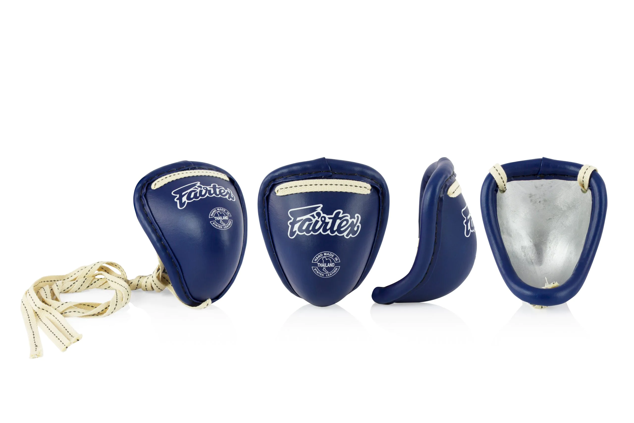 Fairtex-GC2 Muay Thai Steel Cups Fairtex-GC2 Muay Thai Blue Steel Cups