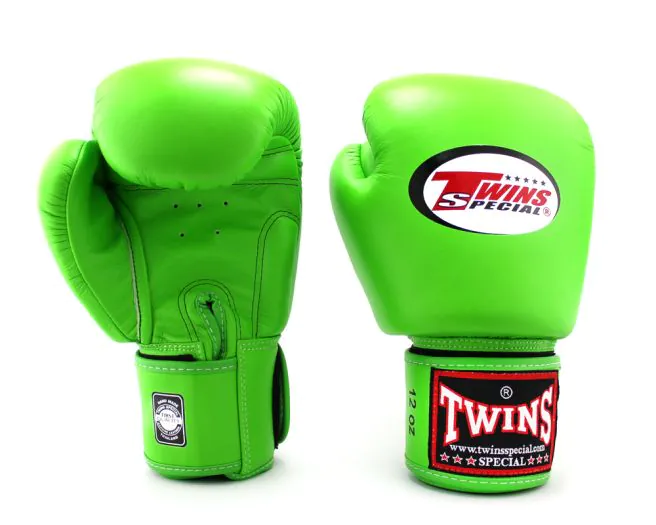 Twins Boxing Gloves BGVL3 Green (1) Special Boxing Gloves BGVL-3 Twins