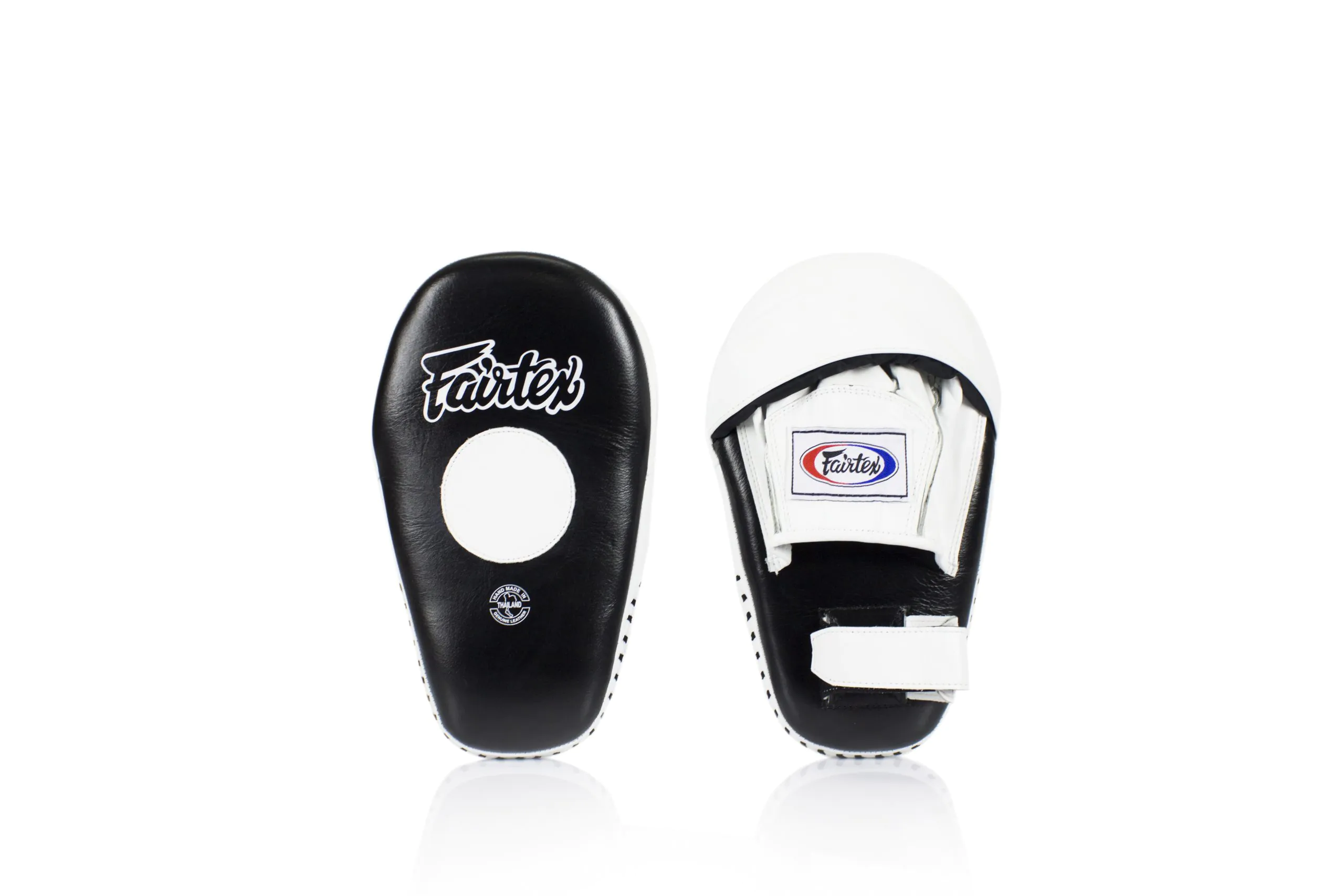Fairtex FMV8 Pro Angular Focus Mitts Fairtex FMV8 Focus Mitts-White Black