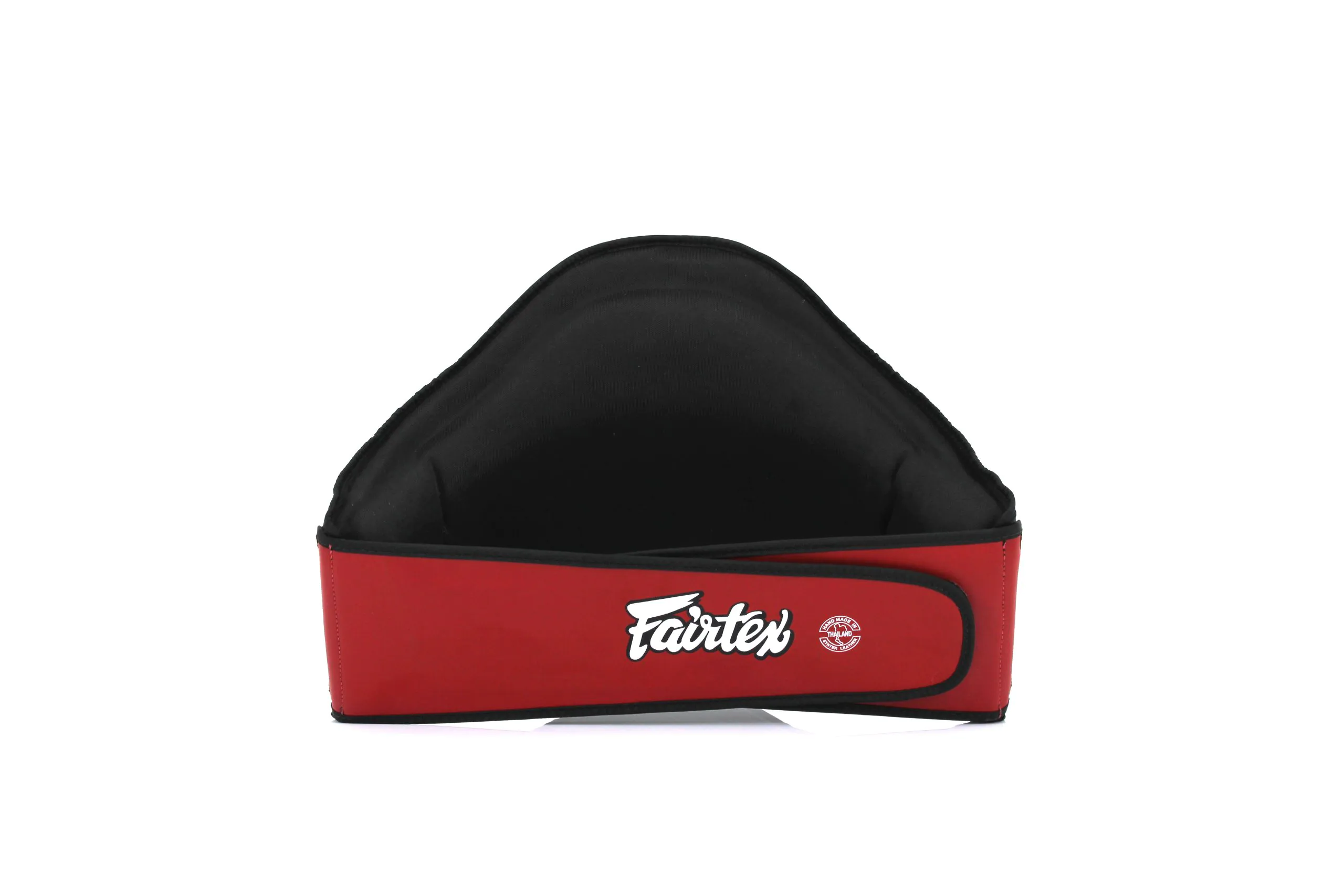 Fairtex-BPV3 Belly Pad Black Red (2) BPV3 Belly Pad Black Red