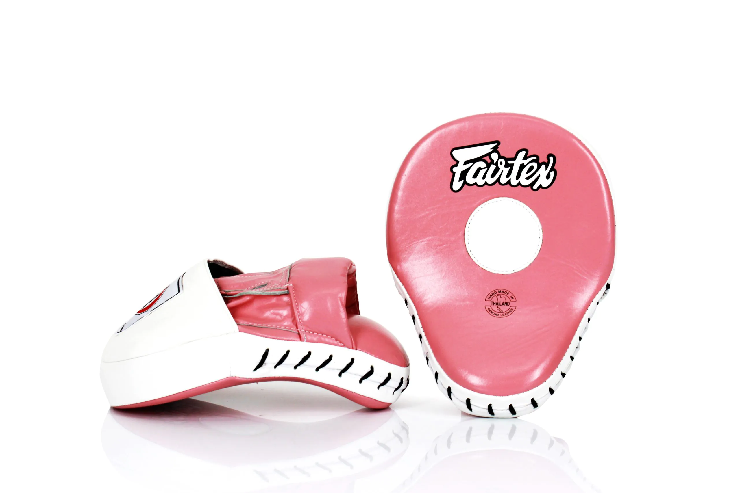 Fairtex FMV9 Contoured Focus Mitts Fairtex FMV9 Pink/White Focus Mitts