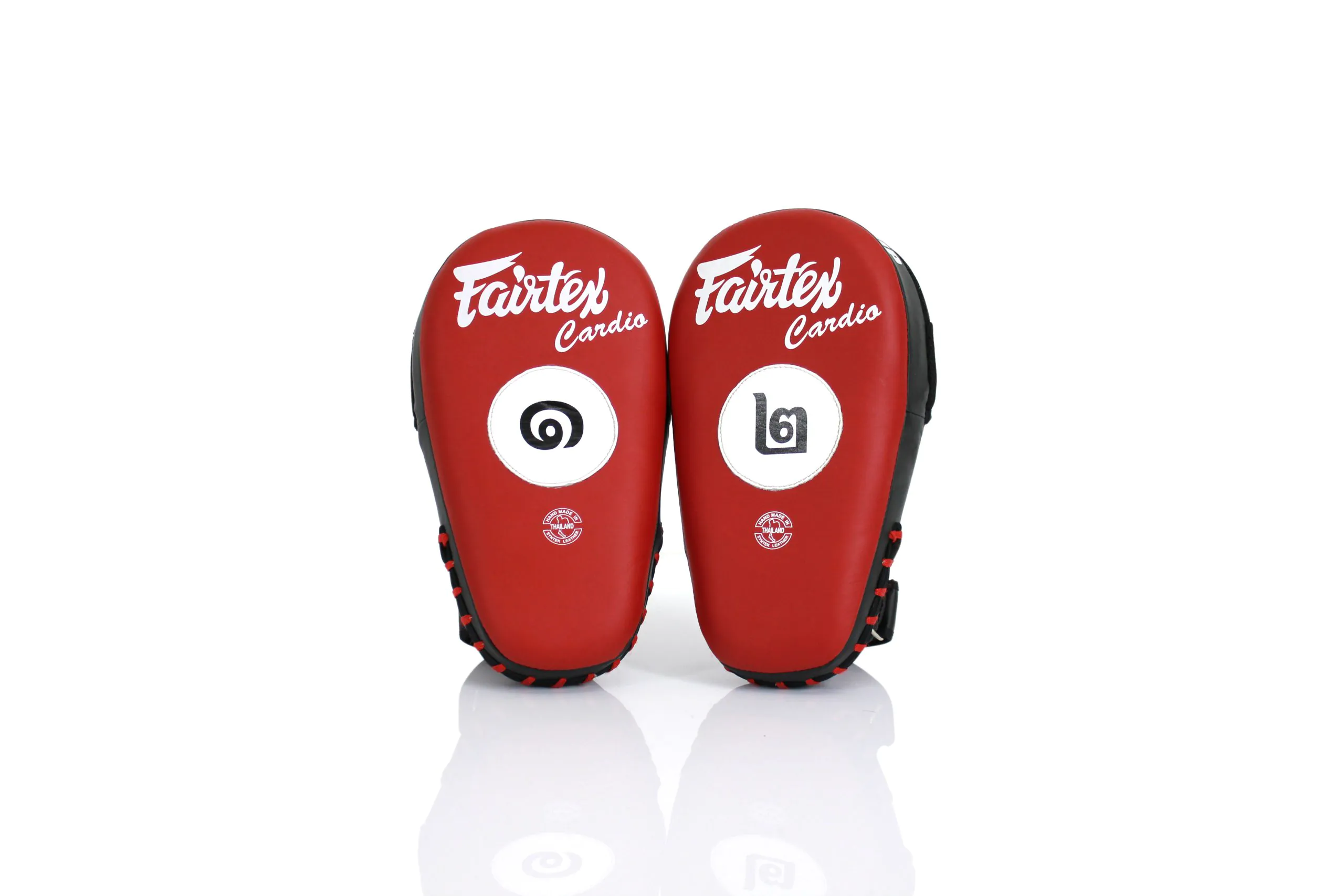 Fairtex FMV12 Microfiber Pads Fairtex FMV12 Microfiber Pads-Red/Black