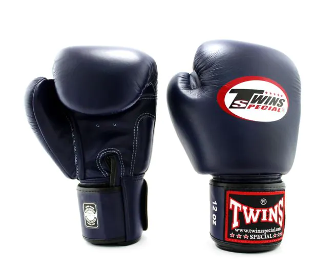 Twins Boxing Gloves BGVL3 Navy (1) BGVL3 Navy Sparring Boxing Gloves