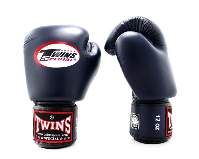 Twins Boxing Gloves BGVL3 Navy (2) Twins BGVL3 Navy Color