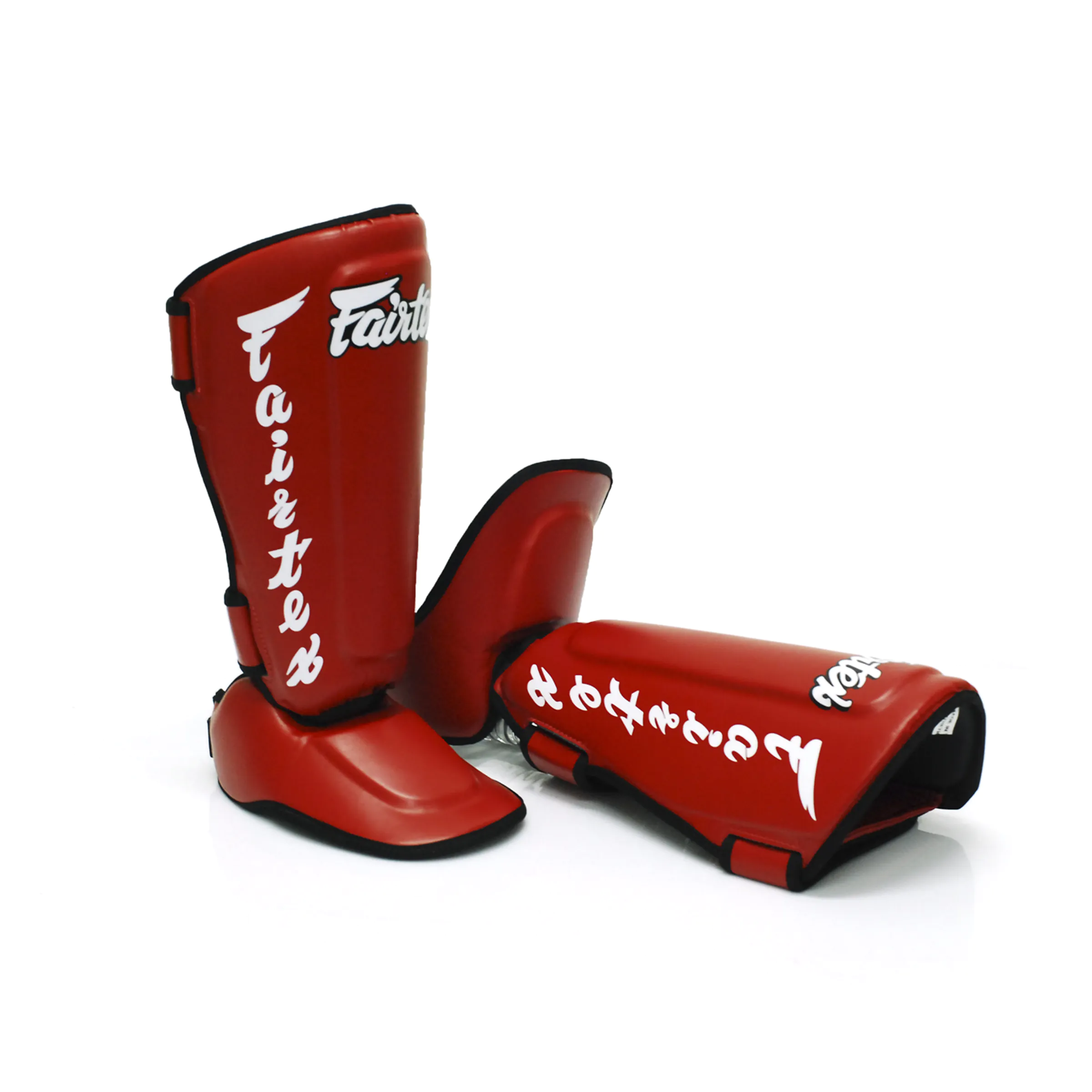 Fairtex-Shin Pads-SP7 Red Fairtex- Red Shin Pads-SP7