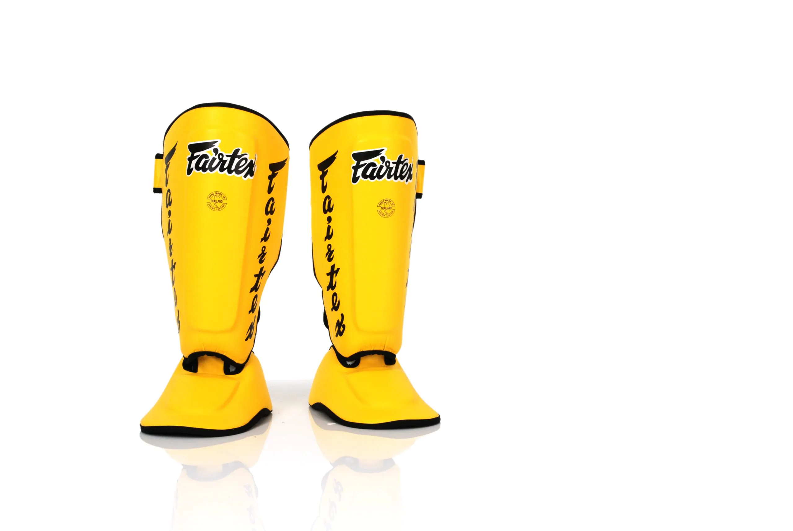 Fairtex-Shin Pads-SP7 Yellow Fairtex- Yellow Shin Pads-SP7