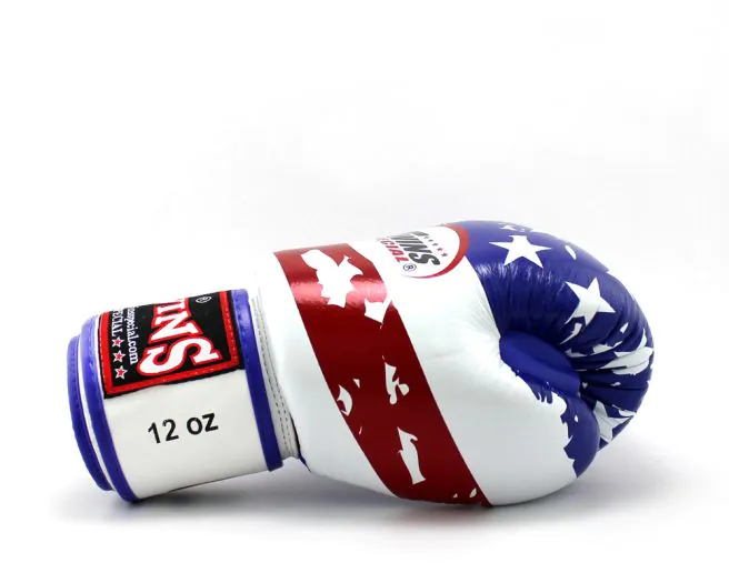 Twins Boxing Gloves FBGV-44 United States (US) Flag Design