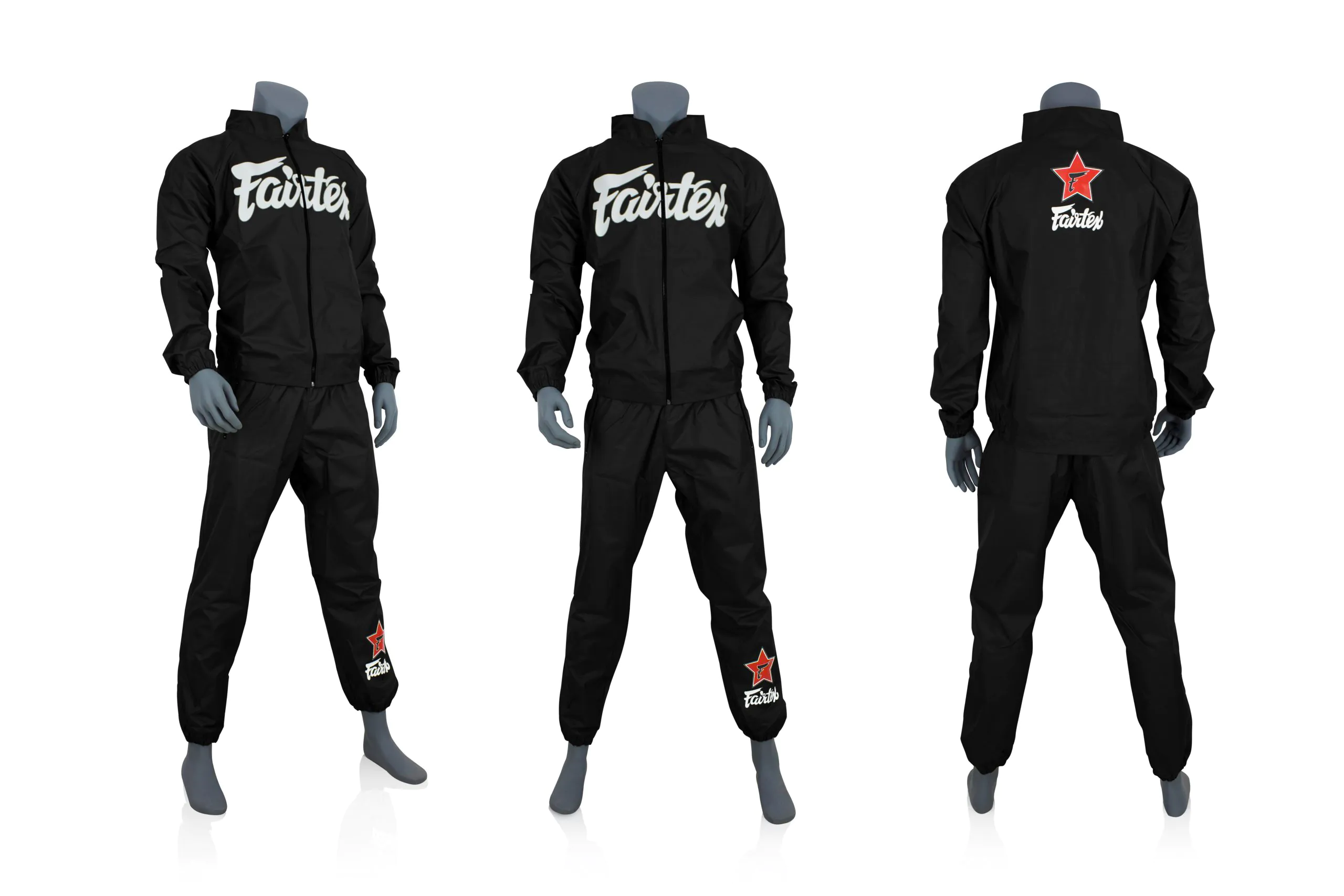 Fairtex-VS2 Sweat Suit Fairtex Sweat Suit-Black